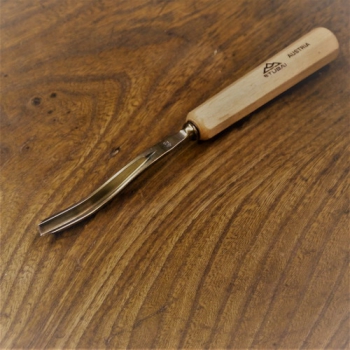 Gebogener Gaißfuß Stich 42, Breite 08 mm (Stich 41, Stubai)
